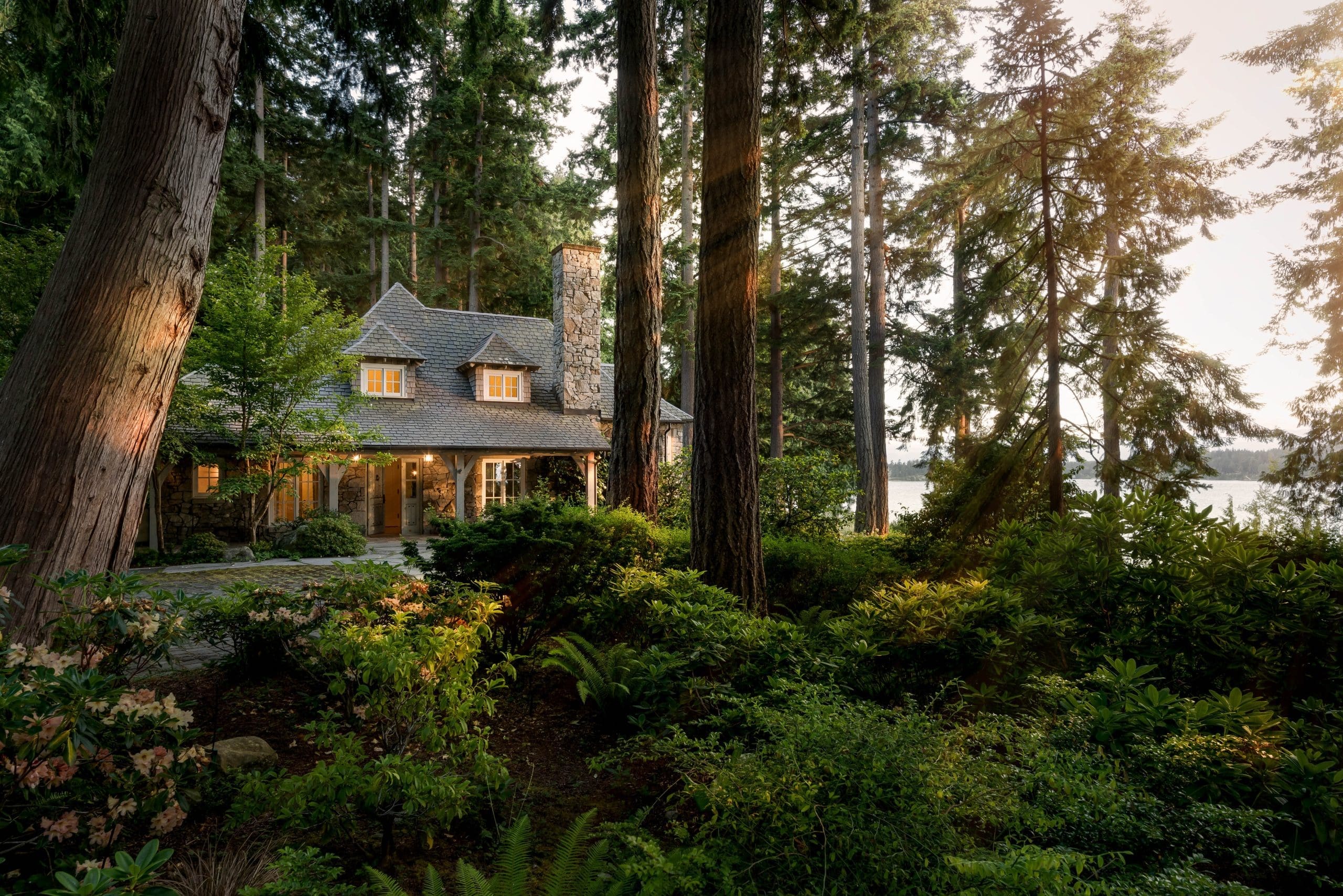 Stroh, completed home exterior